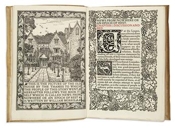 (KELMSCOTT PRESS.) Morris, William. News from Nowhere: or, an Epoch of Rest, Being Some Chapters from a Utopian Romance.